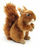 Uni-Toys - Eichhörnchen, stehend - 17 cm (Höhe) - Plüsch-Hörnchen - Plüschtier, Kuscheltier