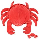 Generisch Krabbenpuppe interaktives golemancer et Kuscheltier beschwertes Kuscheltier jucarii pentru copii Frühpädagogisches Tiere Handpuppe Tiere PP Baumwolle