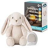 Cloud.b LoveLight™ Buddies - Billy der Hase | Beruhigende Klänge | Sprachaufnahme | Shake & Play | Sanftes Licht