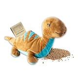 Habibi Plush Premium – 1869 Wärmekissen/Stofftier Dinosaurier- Körnerkissen für Kinder und Erwachsene, zum Erwärmen in der Mikrowelle/Backofen, ideal auch für Babys
