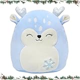 Elch Kuscheltier, 20CM Kuscheltier Weihnachten, Rentier Kuscheltiers, Plüschtier Weihnachten, Elch Plüschtier, Weihnachts Kuscheltiers,Weihnachten Elch Stofftier Gefüllte Plüschpuppe,Kuscheltiere Süße