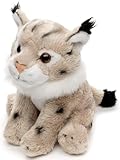 Teddys Rothenburg Kuscheltier Luchs sitzend 15 cm braun/schwarz/weiß Plüschluchs