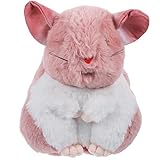 FELTECHELECTR Chinchilla Plüschtiere Niedlicher Hamster Kissen Weiche Stofftierpuppe Für Bett Sofa Und Dekoration