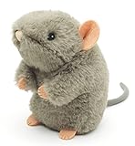 Uni-Toys - Eco-Line - Maus grau, stehend - zu 100% aus recyceltem Material - 15 cm (Höhe) - Plüsch-Maus - Plüschtier, Kuscheltier
