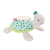 Fehn Badetier Schildkröte Badeschwamm – Kuscheltier Baby Badespielzeug für die Badewanne - Stoff Wasserspielzeug für den Badespaß – Badewannenspielzeug für Babys und Kleinkinder ab 0+ Monaten