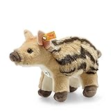 Steiff Kuscheltier Wildschwein Wutzi Frischling, Süßes Stofftier mit Namen, Jungen, Mädchen & Babys ab 0 Monaten, Plüschtier, 20 cm klein, 069154