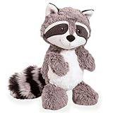 XNAUVOI Schmusetier Waschbär, 28cm Waschbär Plüschtier, Stofftier Wasch bär Kuscheltier, Plüschtier für Freunde und Kinder
