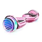 SISIGAD Offroad Hoverboard Kinder Adults mit Bluetooth-Lautsprechern 3D-LED-Licht, 6,5' Reifen Leistungsstarke große Batterie Hoverboard, verbesserte Sicherheit