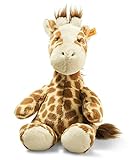 Steiff Kuscheltier Giraffe Girta, Süßes Stofftier, Jungen, Mädchen & Babys ab 0 Monaten, Soft Cuddly Friends, Plüschtier 28 cm, Mehrfarbig, 068157