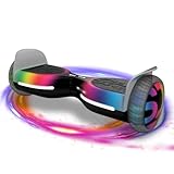 Lexgo PHANTOM Hoverboard - Elektrisches Hoverboard Kinder mit Stahlrahmen, 6.5'' Rädern und 2 250W Brushless Motoren - Overboard mit einer Geschwindigkeit von bis zu 12km/h und einer Autonomie von 10k
