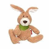 SIGIKID 42365 Hase Huberto Hummeltal klein Kuscheltier Mädchen und Jungen Babyspielzeug empfohlen ab 1 Jahr braun, Groß