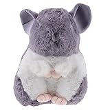 Kisangel Chinchilla Plüschspielzeug für Niedliches Hamster Stofftier Geburtstagsgeschenk oder Dekoration für Wohnzimmer Schlafzimmer und Mehr