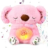 Atmendes Kuscheltier Koala mit Herzschlag - Schlummer Koala für Schlaftherapie und Geschenk für 1-3 Jährige Jungen und Mädchen