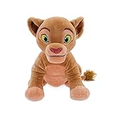 Disney Store Offizielles mittelgroßes Kuscheltier Nala, Der König der Löwen, 32 cm, Klassische Figur als Kuscheltier, kleine Löwin mit Stickereien und weicher Oberfläche