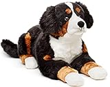 Uni-Toys - Berner Sennenhund, liegend - 70 cm (Länge) - Plüsch-Hund, Haustier - Plüschtier, Kuscheltier