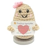 Positive Potato,Personalisierte Geschenke,Positive Kartoffel Glücksbringer,Gute Besserung Geschenke für Abschiedsgeschenk Kollegen,Pocket hug Einschulung Motivationsgeschenke,Umarmung Kuscheltier