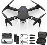 Drohne mit Kamera HD 4K,RC Faltbare FPV WiFi Live Übertragung Drohne für Kinder Anfänger,2 Akku Lange Flugzeit,Headless Modus,Flugbahnflug,Hindernisvermeidung,One Key Start/Landen,Headless Modus-B1