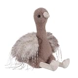 Apricot Lamb Strauß Plüschtiere für Kinder, weiche niedliche Kuscheltier für Baby Mädchen und Jungen, Flauschige Strauß Braun 29 cm