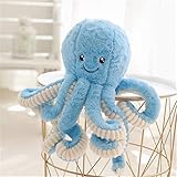 Nicole Knupfer Kreative Plüsch Puppe Krake, Kuscheltier, Baby Schlafen Beschwichtigen Sie Puppe (blau,18cm)