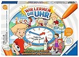 Ravensburger tiptoi Spiel 00847 - Wir lernen die Uhr - interaktives Lernspiel ab 6 Jahren, mit digitaler und analoger Uhr zum selbst einstellen