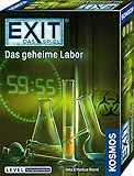 Kosmos 692742 EXIT - Das Spiel - Das geheime Labor, Level: Fortgeschrittene, Escape Room-Spiel, für 1 bis 4 Personen ab 12 Jahre, einmaliges Event-Spiel, spannendes Gesellschaftsspiel