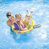 Gcxzb Schwimmreifen Luftbetten Sommer Paddling Pool Tier Aufblasbare Schwimmring Kinder Ente, Kaninchen, Schildkröte PVC Outdoor (Color : A)