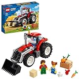 LEGO 60287 City Traktor Spielzeug, Bauernhof Set mit Minifiguren und Tierfiguren, toll als Geschenk für Jungen und Mädchen ab 5 Jahren