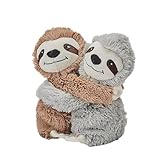 Warmies Warm Hugs Faultier, mikrowellengeeignete mit dem Duft von französischem getrocknetem Lavendel, vollständig erwärmbares Kuscheltier zur Linderung von Angstzuständen und Schmerzen