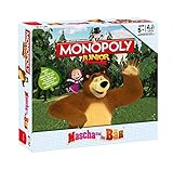 Winning Moves - 44802 - Monopoly Junior Masha und der Bär Spiel Brettspiel für Kinder