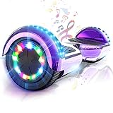 ColorWay Hover Scooter Board 6.5 Zoll Hoverboard - Self Balance Scooter Hoverboards- LED & Bluetooth - für Kinder und Jugendliche