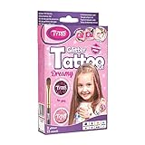 Tytoo Glitzertattoo Set für Mädchen mit 15 Schablonen- Seine Anwendung ist auch für Kinder mit empfindlicher Haut sicher und hält bis zu 18 Tage - 100% Geld-zurück-Garantie