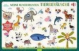 Meine kunterbunten Tiergeräusche: Adventskalender mit 24 leicht auslösbaren Sounds | Sound-Adventskalender für die Allerkleinsten mit 24 Tiergeräuschen