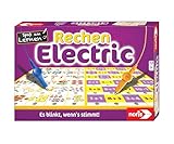 Noris 606013721 - Rechen Electric - Der Lernspiel-Klassiker - Was passt zusammen? Es blinkt, wenn's stimmt, ab 6 Jahren, Flieder