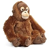 110CM großes Braun Plüsch Affe Orang-Utan Spielzeug Stofftiere weiches Puppe DE 