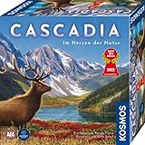 Kosmos 682590 Cascadia – Im Herzen der Natur, Spiel des Jahres 2022, Legespiel mit Holz-Elementen, Familienspiel für 1-4 Personen ab 10 Jahren, Gesellschaftsspiel für Erwachsene und Kinder