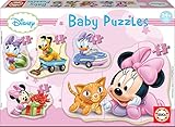 Educa - Minnie, Baby Puzzleset mit 5 Puzzles für Kinder ab 24 Monaten, Disney (15612)