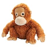 Warmies Plüsch Orang-Utan Mikrowellen-Erwärmbarer Gewichteter Teddy mit französischem Lavendelduft, heißer oder kalter Weizensack für kühle Entspannung und warme Linderung