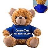 MeterBear Teddybär mit Personalisierter Text Geschenke für Männer Weihnachten/Geburtstagsgeschenk Besondere (20cm)