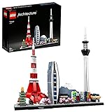 LEGO 21051 Architecture Tokio Skyline-Kollektion, Bausteine, Basteln für Kinder und Erwachsene, Bauset