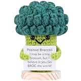 Mwmoeen Lustige Positive Kartoffel Pocket Hug, Kreative Positive Broccoli Puppe Beste Freundin Geschenke für Freundin Frauen(A28)