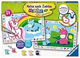 Ravensburger Malen nach Zahlen 28510 - Zauberhafte Einhörner - Kinder 5-7 Jahren