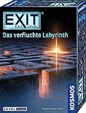 KOSMOS 682026 EXIT - Das Spiel - Das verfluchte Labyrinth, Level: Einsteiger, Escape Room Spiel, für 1 bis 4 Spieler ab 10 Jahre, einmaliges Event-Spiel, spannendes Gesellschaftsspiel
