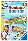 Ravensburger 24972 - Rechen-Kapitän - Spielen und Lernen für Kinder, Lernspiel für Kinder von 6-8 Jahren, Spielend Neues Lernen für 1-4 Spieler, Zahlenraum 1-20