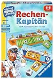 Ravensburger 24972 - Rechen-Kapitän - Spielen und Lernen für Kinder, Lernspiel für Kinder von 6-8 Jahren, Spielend Neues Lernen für 1-4 Spieler, Zahlenraum 1-20