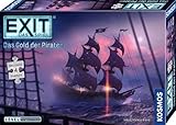 KOSMOS 683108 EXIT® - Das Spiel + Puzzle - Das Gold der Piraten, Level: Fortgeschrittene, Escape Room Spiel mit Puzzle, EXIT Game für 1-4 Personen ab 12 Jahre, einmaliges Gesellschaftsspiel