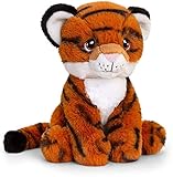 Deluxe Paws Weiches und umweltfreundliches Plüschtier aus 100% recyceltem Plüsch (Tiger)