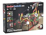 fischertechnik 559890 ADVANCED Funny Reactions – Bausatz für Kinder ab 8 Jahren, Konstruktionsspielzeug mit spannenden Kettenreaktionen, inkl. Seilbahn & Katapult