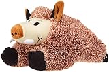 Kerbl Wildschwein (L x B x H 25 x 15 x 10 cm, für Hunde, mit Squeaker, aus weichem Softplüsch) 82331