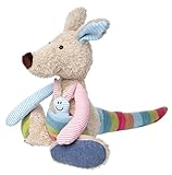 SIGIKID 38692 Känguru Patchwork Sweety Mädchen und Jungen Kuscheltier empfohlen ab Geburt mehrfarbig