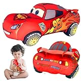 Cars Kuscheltier,Mqueen Soft Toys,Auto Kuscheltier,Mqueen Plüschautospielzeug Puppe Geschenk für Kinder Jungen Mädchen